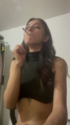 smoked with me dad  and dance sexy ...