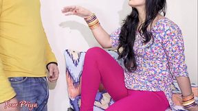 Devar Ripped off the Legging for Fucking the Tight Ass, Priya fingering with anal for more fun