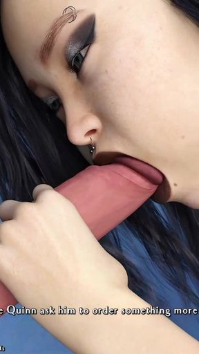 Riona Ep 1stranger Dan Fucks Riona Through Washroom Glory Hole Then Feeds Her His Cock in the Mouth