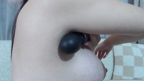 Indian Stepsister Plays with Her Armpits and Also Stimulates Her Armpits with a Vibrator