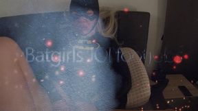 Blonde Batgirls Barefoot Footjob in Bed 4