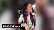 Lelu Love fingers her creamy pussy, singing and lip syncing, naked dancing, public pajama party