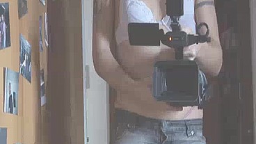 Transgender pornstar Nikki Montero big fat dildo anal video