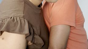 No mercy rough femdom milf handjob with handcuffed guy