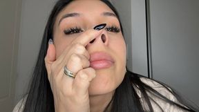 sneezing & snot fetish play