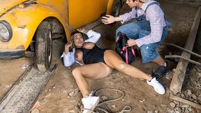 Hot MILF rides young cock in steamy detour session