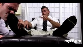Foot fetish homo tryout