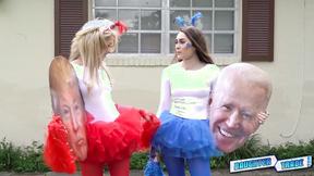 Mackenzie Mace & Sia Lust tasting each others teen cunts