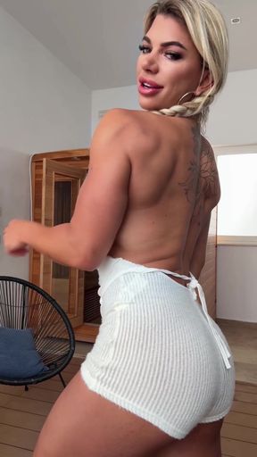 Thick glutes and powerful thighs demand attention