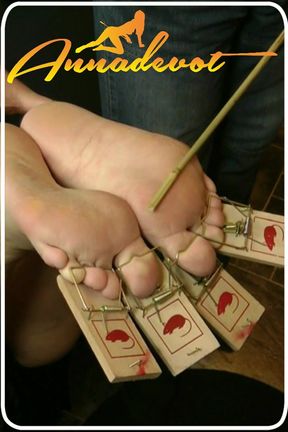 BDSM - He plays my feet and my toes, quite hard, because I'm extremely sensitive there, but it makes me kind of horny