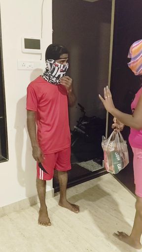 A Food Delivery Boy Fucks a Desperate Widow