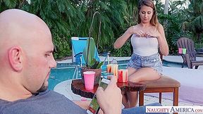 Horny Brunette Ivy Rose Cant Resist A Huge