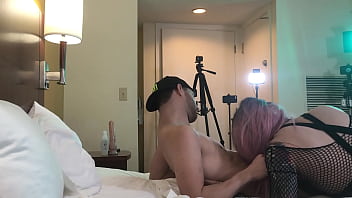 Hot Goth TS Sucks Cock