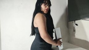 Brunette Secretary Is Penetrated by Her Big Ass