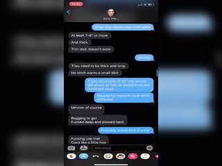 My recent bull turns me on by sexting and then bangs me hard