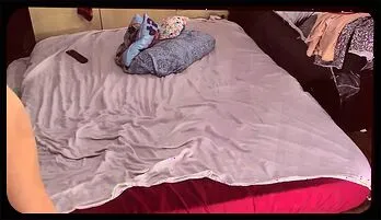 Curvy Hairy Brunette MILF Pleasures Herself with Intense Solo Massage