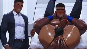 hot gay group sex in the office with the boss fucking their asses!