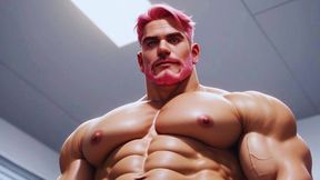 hot gay group sex in the office with the boss fucking their asses!