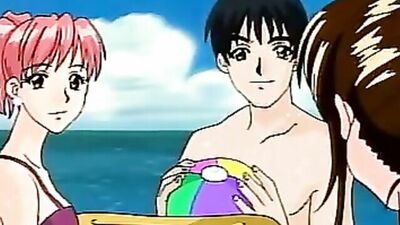 Watch this kinky brunette babe get underwater and take a wild gangbang with oral, anal, and toys action