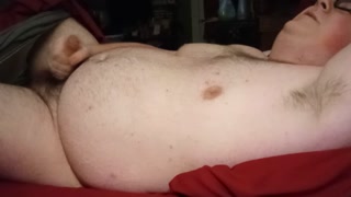 Catching your Chubby Friend Cumming in The Same Bed