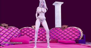 Anitta - Paradinha Ahri Kda sexy erotic dance normal camera