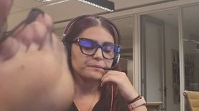 Foot Fetish – Corporate Meeting, Nylon Soles on the Table