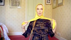 Kelly Scarf Try On with Ariel Anderssen 4K
