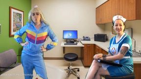 Nurse helps to understand your small cock as Chav mocks you