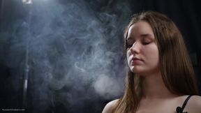 Sexy Studio Smoke Mood Elegant Brunette Vibes