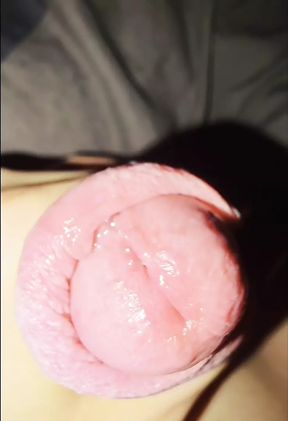 Twink precum then cums