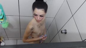 The Girlfriend Went to Take a Shower and the Trans Friend Gave Her Ass to Her Boyfriend