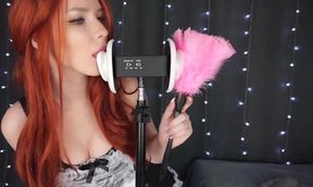 Asmr ginger young lady erotic video