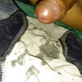 Morning Wood Cumshot on Underwear