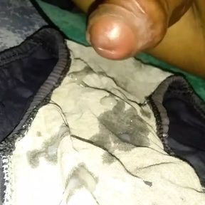 Morning Wood Cumshot on Underwear