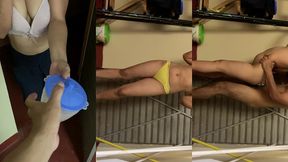 ufff, ella es mi vecina y me entrega su cono a cambio de darle azucar