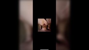 Wife dominates and makes slave suck rotten wet farts