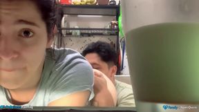 Glass of breast milk for my stepbrother