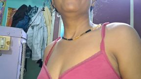 Indian Wife Kavya Blowjob Cum on Tits