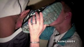 sneaker humliliation in discret basement