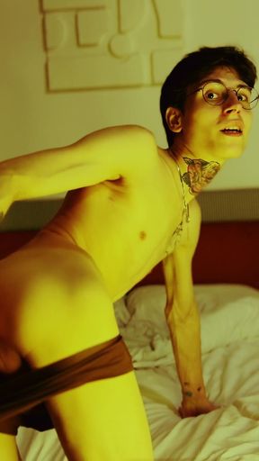 I Stayed at the Hotel and Decided to Masturbate Until My Straight Friend Came Back.