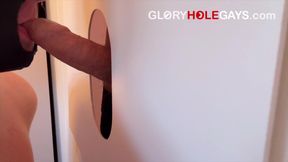 I suck his juicy student cock at the gloryhole