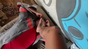 Veronna invade a obra s&oacute_ pra ati&ccedil_ar The Black Hunter (2)