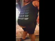 Superchub playing with his BIG Belly
