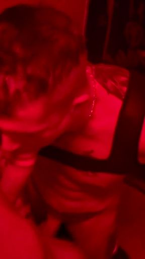 Spectacular moment from "Hot sex in the club toilet. Kit Belove hard fucks Falcon Al"