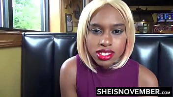 HD Gorgeous Geek Ebony Student Feet Fucking Her Teacher Secretly In Public Diner And Sucking His Big Penis POV Blowjob At His Home With Cumshot Facial By Huge Tits Black Petite Girl Sheisnovember Trying To Get Grade Msnovember