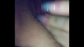 My blue frozen nails rubbing my juicy fat vaginia