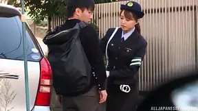 Policewoman Gets Nailed Hard By Perverted Officer Right In Car!