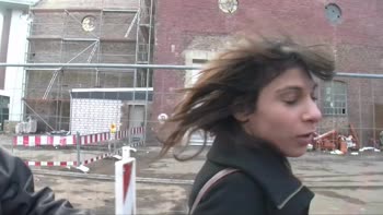 German Street Seduction: Turkish Beauty's Unscripted Pickup