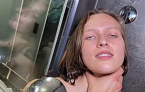 Stacy cruz in the shower