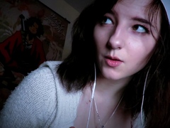 Pale amateur teen brunette Lynn Love